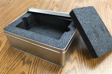 shipping box with foam insert